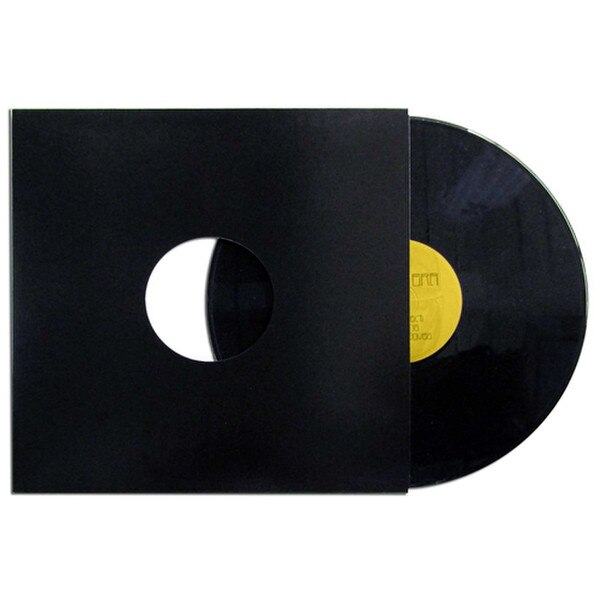 Vinyl Record Jackets. BLACK Cardboa